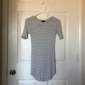 Striped Short Dress